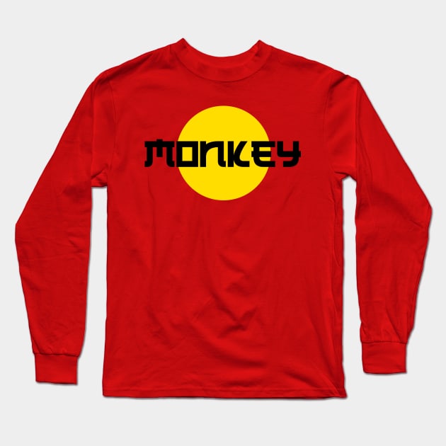 Monkey Long Sleeve T-Shirt by oskibunde